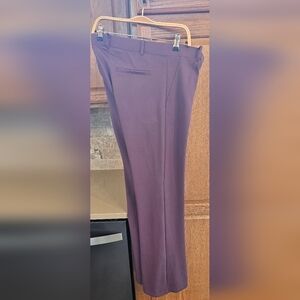 Betabrand Plum Purple 1X Tall Long Buttoned Waistband Pants NWOT Never Worn